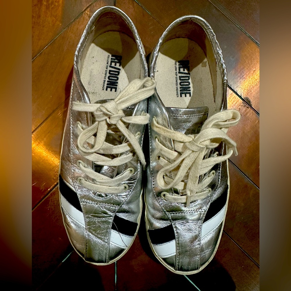 RE/DONE 70’s low stripe sneaker size 40 (9) made in Italy